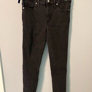 Madewell Women's Black Skinny Jeans